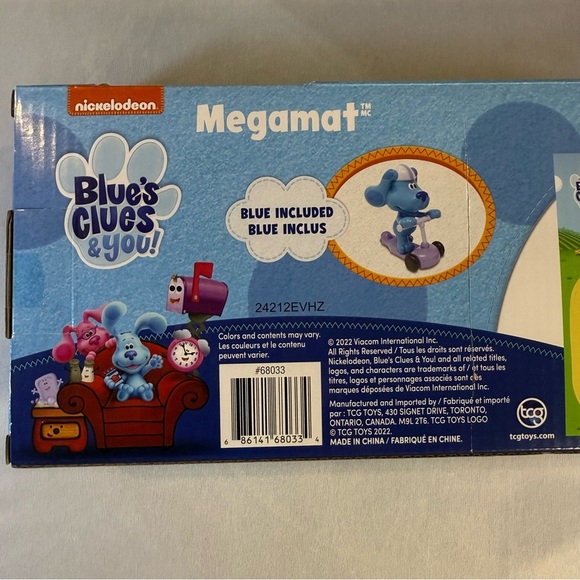 Blues Clues Character Tin Lunchbox, Mega Mat and Sunhat Sz 2-3X - Picture 14 of 16